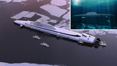 Yποβρύχια θαλαμηγός αξίας 2 δισεκατομμυρίων δολαρίων - Βίντεο