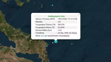 Λέκκας για σεισμό στην Κύμη: "Η περιοχή μπορεί να δώσει και μεγαλύτερο σεισμό"