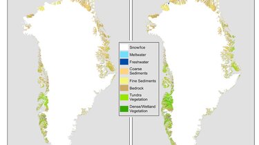 Ο πάγος της Γροιλανδίας λιώνει και αντικαθίσταται με βλάστηση