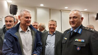 Ε. Τουρνάς στο Ηράκλειο: "Στόχος να ενισχύσουμε το πυροσβεστικό σώμα"