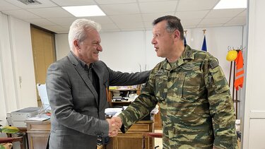 Συνάντηση Καλοκαιρινού με τον νέο Διοικητή της ΣΕΑΠ