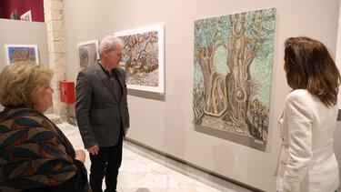 Στα εγκαίνια της έκθεσης ζωγραφικής «Ιχνογραφίες» ο Δήμαρχος Ηρακλείου 