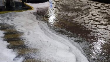 Χαλκιδική: Προβλήματα από ισχυρή χαλαζόπτωση