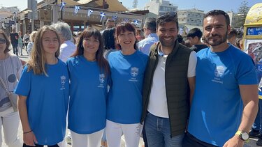 Τέσσερις αθλητές από τη Σητεία στην υποδοχή της ολυμπιακής φλόγας