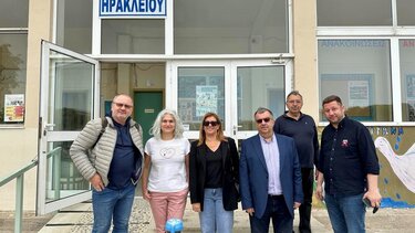 Στο 3ο ΕΠΑΛ η Δημοτική Παράταξη «ΗΡΑΚΛΕΙΟ ΓΙΑ ΣΕΝΑ»