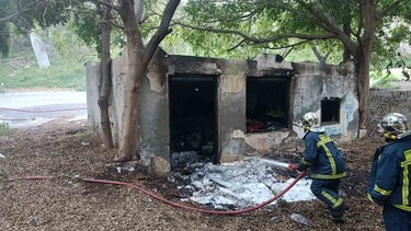 Αναστάτωση από φωτιά στο κέντρο του Ηρακλείου! Δείτε φωτογραφίες