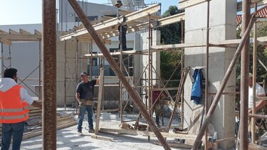 Περιοδεία του Συνδικάτου Οικοδόμων σε εργοτάξια ενόψει της απεργίας