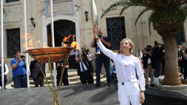 Στέλλα Πιλάτου: Η συγκίνηση όταν άναψε την Ολυμπιακή φλόγα και το «ευχαριστώ» στους γονείς της!