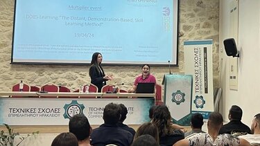 Επιτυχής εκδήλωση για το πρόγραμμα Erasmus+ στις Τεχνικές Σχολές του Επιμελητηρίου Ηρακλείου