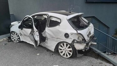 Δύο τροχαία με πέντε τραυματίες, τη νύχτα - Δείτε εικόνες