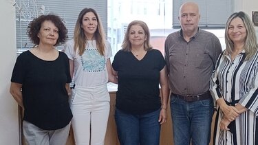 Επίσκεψη της Μαρίας Δαφέρμου στην Ομοσπονδία Τριτέκνων Χανίων