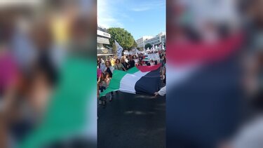 Φοιτητικές κινητοποιήσεις σε Ηράκλειο και Χανιά, για τον παλαιστινιακό λαό