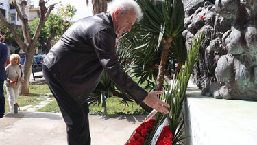 Στο ΕΚΗ ο Δήμαρχος Ηρακλείου για τον εορτασμό της Εργατικής Πρωτομαγιάς