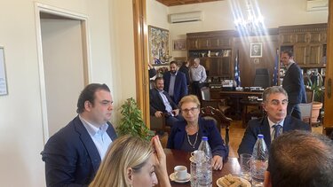 Οι επαφές του Κυριάκου Πιερρακάκη στο Ρέθυμνο 