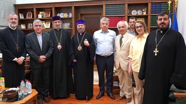 Συνάντηση Περιφερειάρχη με τον Πατριάρχη Κωνσταντινουπόλεως της Αρμενικής Αποστολικής Εκκλησίας