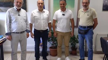 Περιοδεία κλιμακίου του ΚΚΕ στο Δημαρχείο Βιάννου