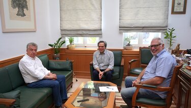 Συνάντηση Αρναουτάκη με τον Πρύτανη του Πολυτεχνείου Κρήτης