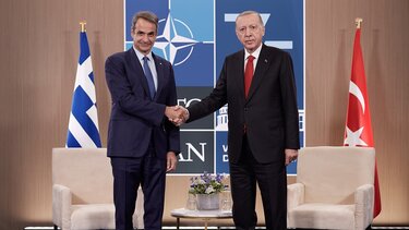 "Παγωμένα" χαμόγελα στη συνάντηση Μητσοτάκη - Ερντογάν στην Ουάσινγκτον