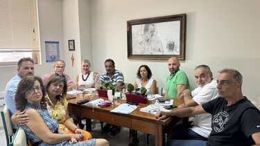 Συνάντηση του Δημάρχου Πλατανιά με την Προϊσταμένη της Διεύθυνσης Α' Βάθμιας Εκπαίδευσης Χανίων, για τα σχολεία