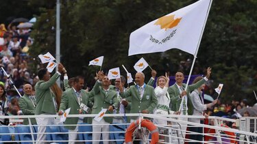 Τελετή έναρξης Ολυμπιακών Αγώνων 2024: Η είσοδος της Κύπρου 