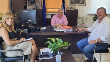 Με τους Αντιδημάρχους Μαλεβιζίου ο Μανώλης Μπελαδάκης