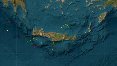 3,9 ρίχτερ στα νότια του νομού Ηρακλείου