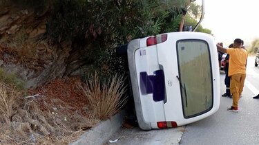 Εκτροπή ΙΧ στον ΒΟΑΚ - Πέρασε στο αντίθετο ρεύμα κυκλοφορίας!