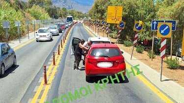 Αυτοκίνητο συγκρούστηκε με ταξί στην Επισκοπή Ρεθύμνου