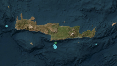 Νέος σεισμός στο νότιο Ηράκλειο 