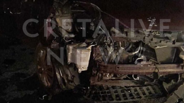 Ένας τραυματίας σε σφοδρή σύγκρουση αυτοκινήτου και μηχανής - Δείτε φωτογραφίες