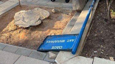 Το κομμένο δέντρο ... έμεινε εκεί και "απειλεί"!