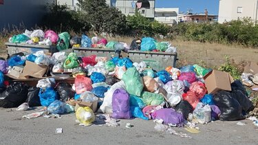 Ταλαιπωρίας συνέχεια με τα σκουπίδια στο Ηράκλειο 