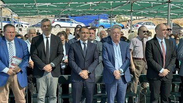 Στις εκδηλώσεις για τα 81 χρόνια από το Ολοκαύτωμα της Βιάννου ο Μ. Σενετάκης