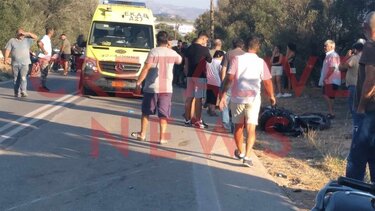 Σοβαρό τροχαίο με τρεις τραυματίες στον δρόμο Φαιστός - Αγία Γαλήνη (δείτε φωτογραφίες)