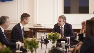 Συνάντηση Μητσοτάκη με τον Πρόεδρο του Ευρωπαϊκού Δικαστηρίου Ανθρωπίνων Δικαιωμάτων