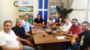 Συνάντηση Βασίλη Κεγκέρογλου με τον Σύλλογο Εργαζομένων ΟΤΑ Ν. Ηρακλείου