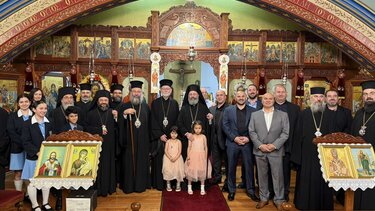 Τα Ιερά Λείψανα των Αγίων Τεσσάρων Νεομαρτύρων στην Μελβούρνη της Αυστραλίας