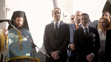 Κυριακος Μητσοτακης στα θεοφάνια