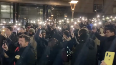 Συγκεντρωση για τα Τεμπη στις Βρυξελλες