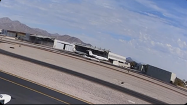 Αριζόνα, Αεροσκάφη, Σύγκρουση