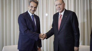 Κυριάκος Μητσοτάκης και Ρ. Τ. Ερντογάν