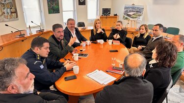 Συνάντηση για θέματα Πολιτικής Προστασίας στο Δήμο Μαλεβιζίου