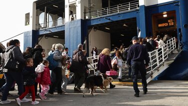 Σαντορίνη, αναχωρήσεις