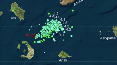 Σαντορίνη, σεισμοί