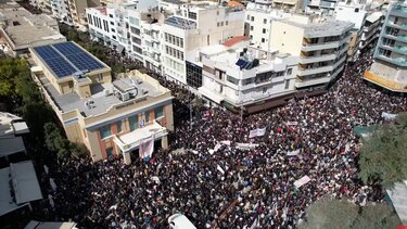 Τέμπη κινητοποίηση Ηράκλειο