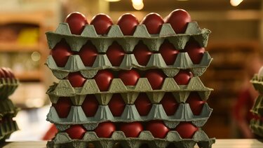 Πάσχα, Κόκκινα αβγά