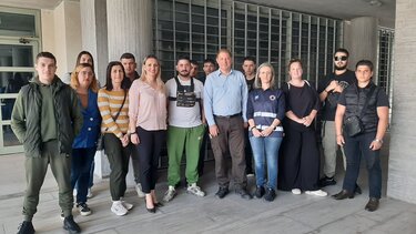 Ηράκλειο: Στο Επιχειρησιακό Κέντρο Πολιτικής Προστασίας του Δήμου οι σπουδαστές του 1ου ΔΙΕΚ