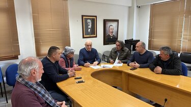 Υπογραφή σύμβασης του έργου «Ανάπλαση τµήµατος οικισµού Εµπάρου του Δήμου Βιάννου»