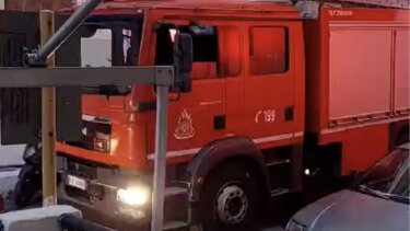 Πυροσβεστικό όχημα, φωτιά