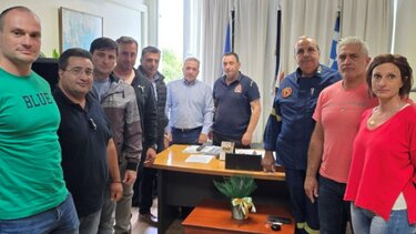 Ένωσής Υπαλλήλων Πυροσβεστικού Σώματος Περιφέρειας Κρήτης: Συνάντηση με τον Κωνσταντίνο Ψαρρό